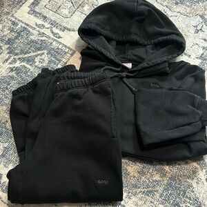 TNA Extra AF sweatfleece hoodie and joggers sz small